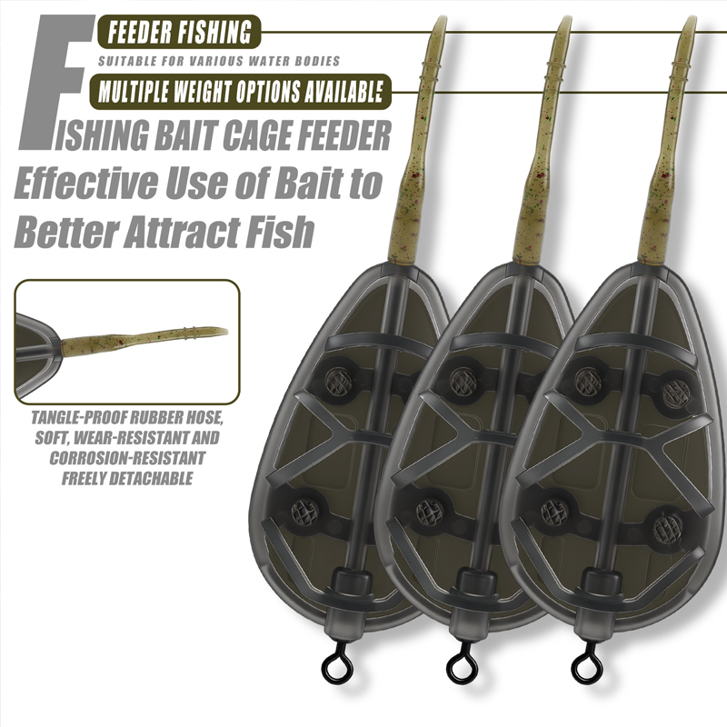 Freshwater Fishing Kit - Karpfenköder-Maschinen-Set, mit Köderröhre, zum Anbringen an