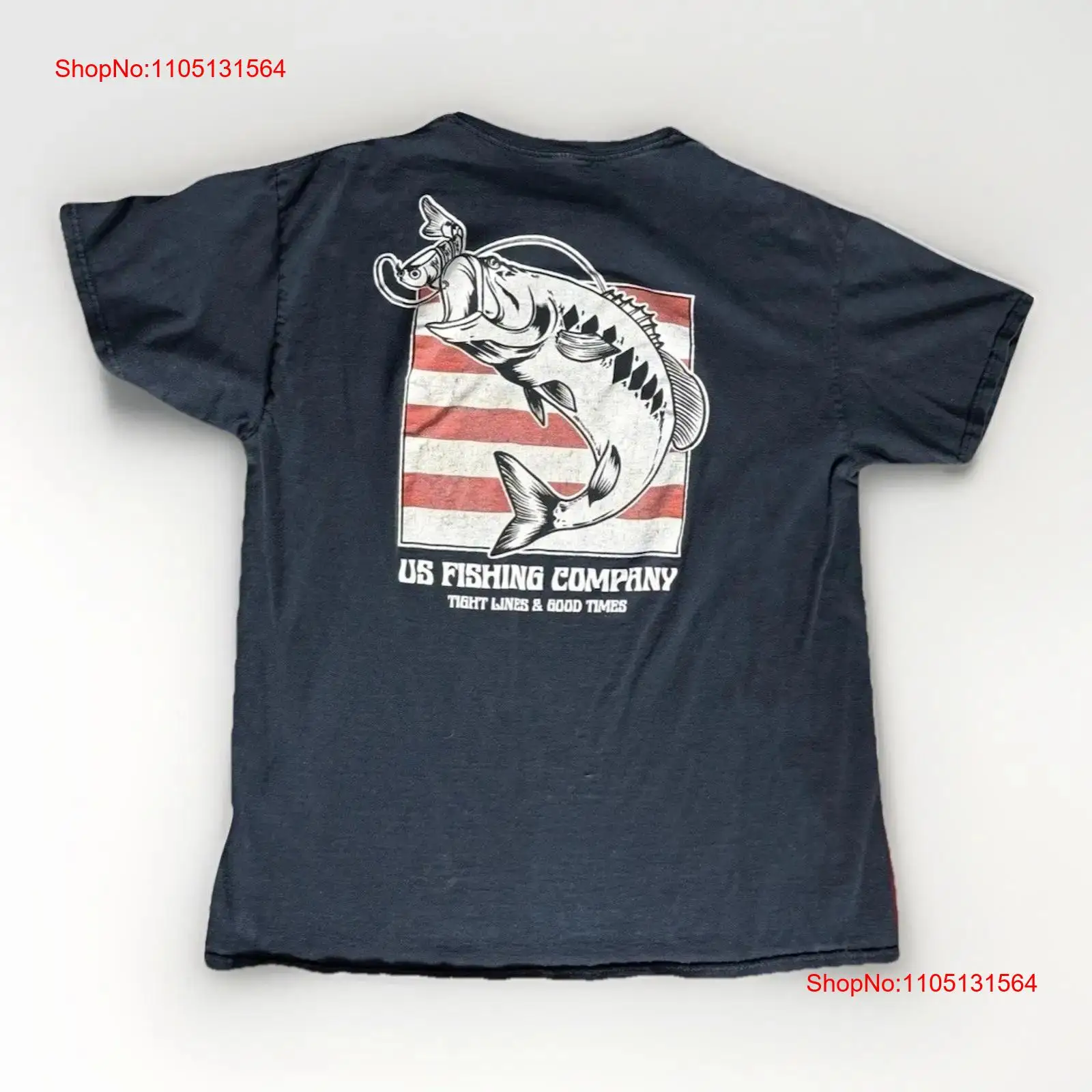Fishing Line - US Fishing Co T-Shirt L Schwarz