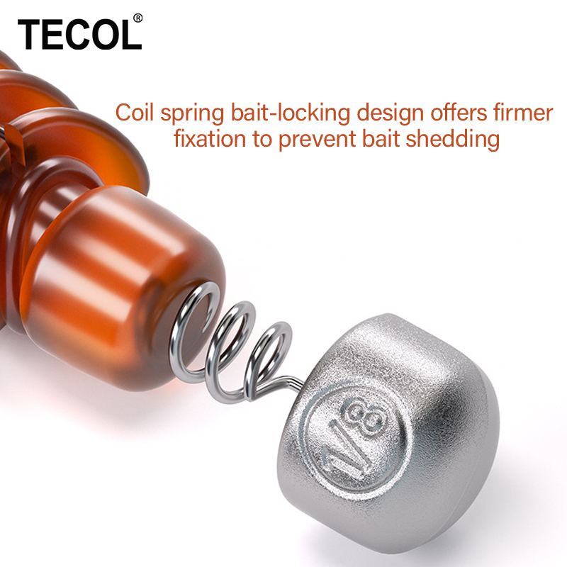 TECOL 1G 1.75G 2.7G 3.5G Spira – Bass Fishing Lure Bewertung und Preis