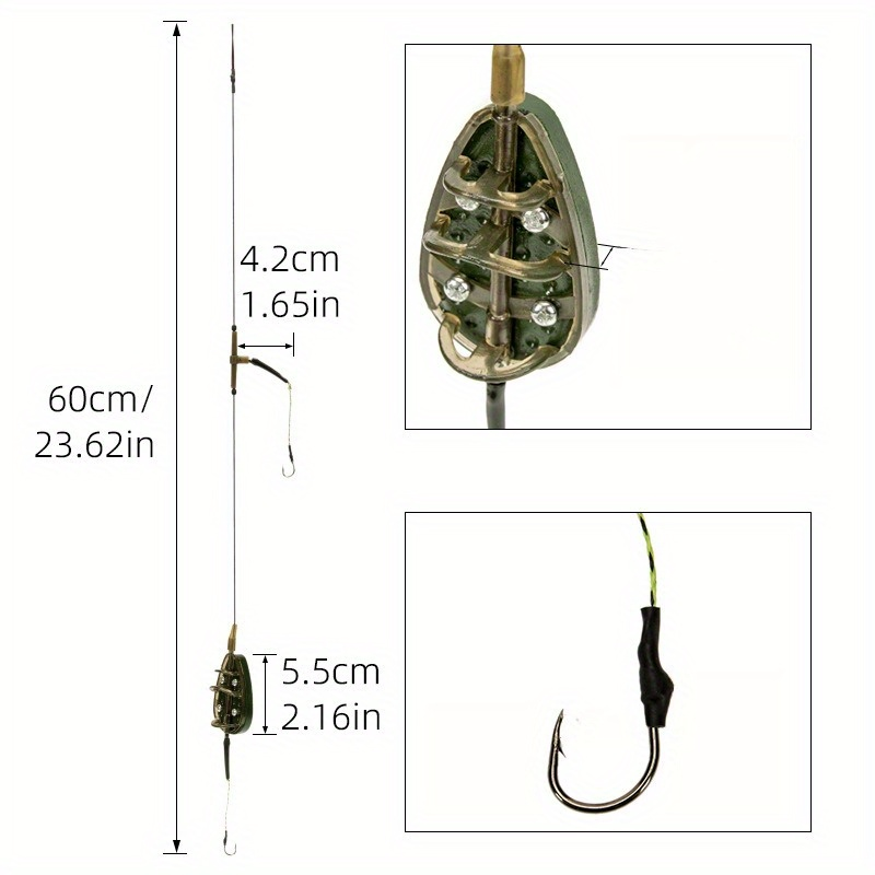 1pc Karpfen Angeln Feeder Kit  – Freshwater Fishing Kit Bewertung und Preis