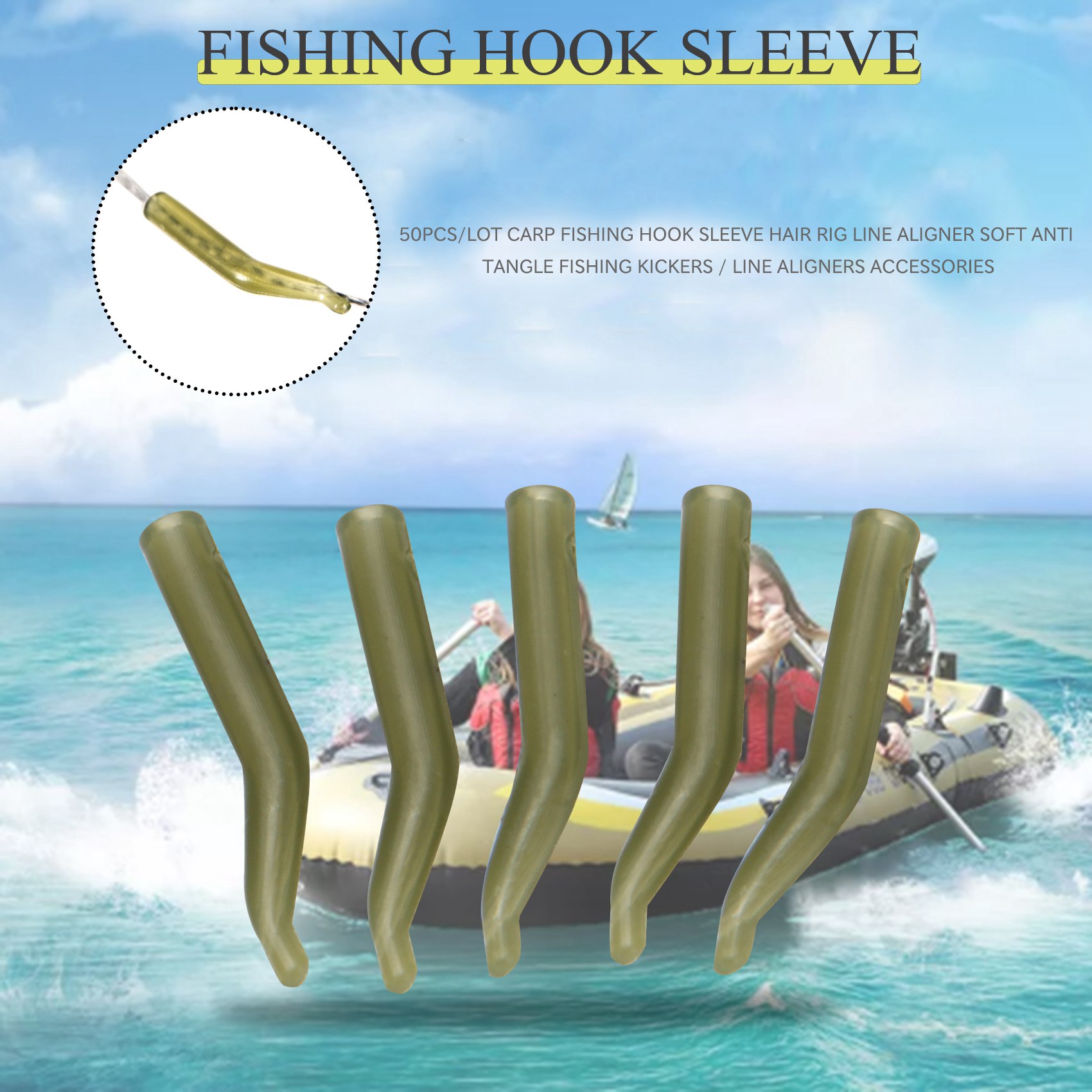 50 teile/los Karpfen Angelhake – Fishing Line Bewertung und Preis