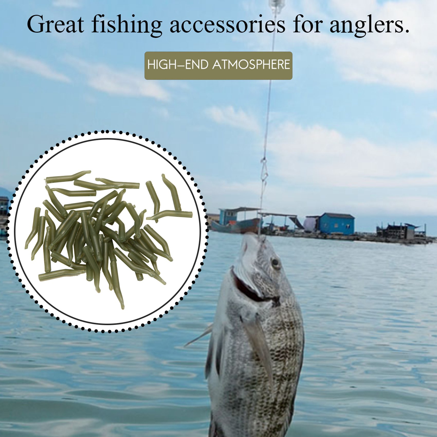 50 teile/los Karpfen Angelhake – Fishing Line Bewertung und Preis