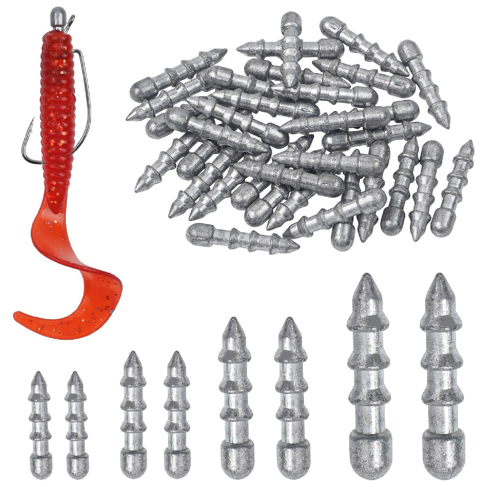 20 stücke Nagel gewichte plati – Bass Fishing Lure Bewertung und Preis