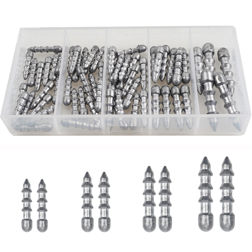 60pcs Nagel gewichte Wurm Ange – Bass Fishing Lure Bewertung und Preis
