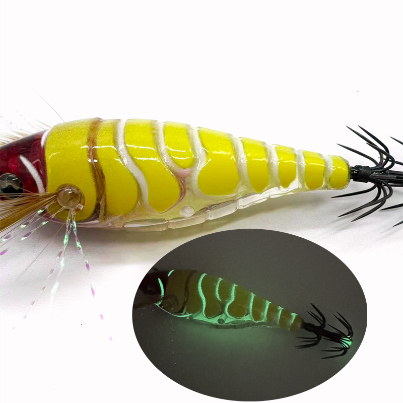 Leuchtender hölzerner Garnelen – Fishing Equipment Japan Bewertung und Preis