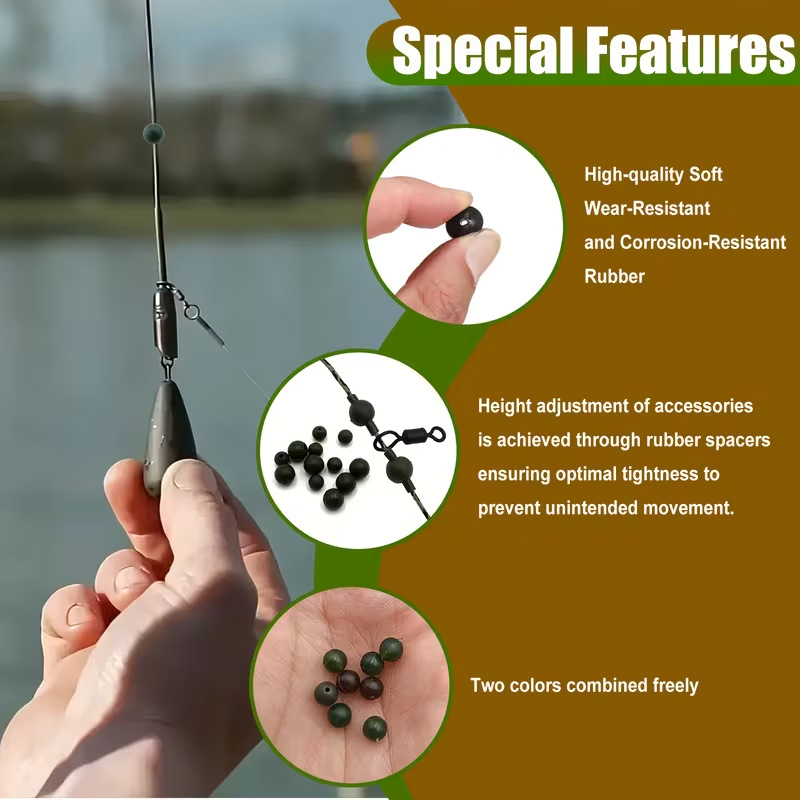 120-teiliges Angel-Gummiperlen – Freshwater Fishing Kit Bewertung und Preis