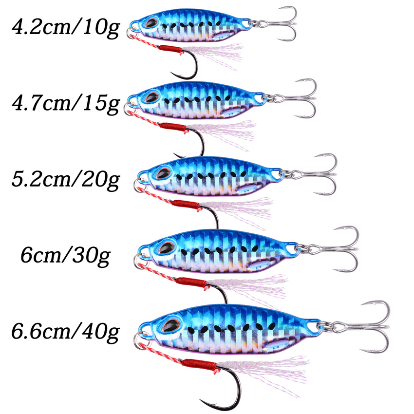 Jigs 10g 15g 20g 30g 40g Angel – Fishing Equipment Japan Bewertung und Preis